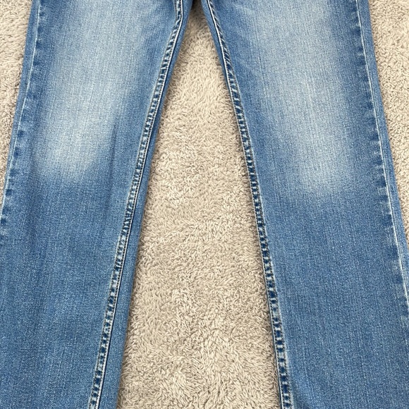 Hollister Jeans Mens 29x30 Slim Straight Epic Flex Zip Fly Medium Wash Denim - Picture 3 of 16